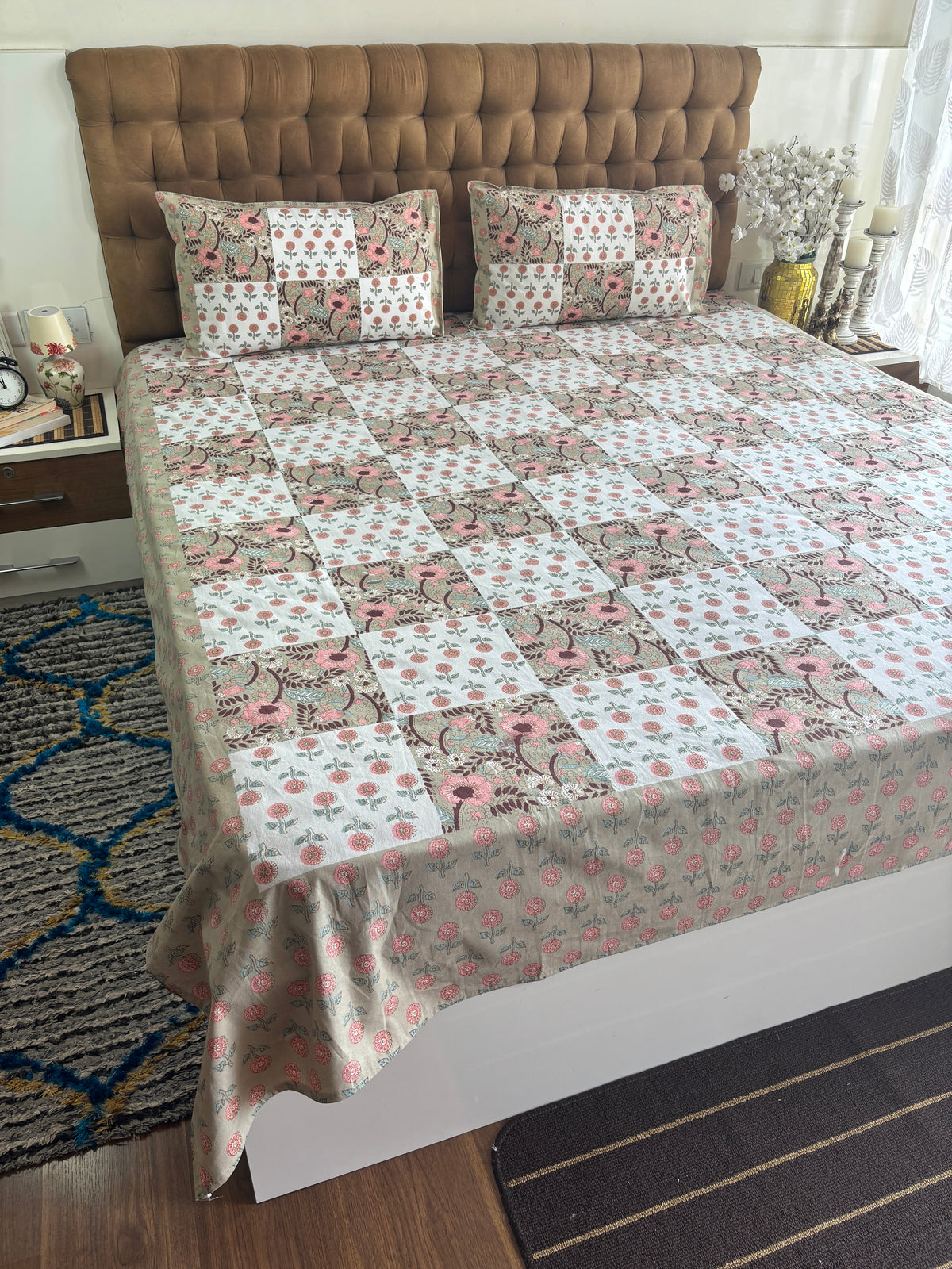Bedsheets in soft florals