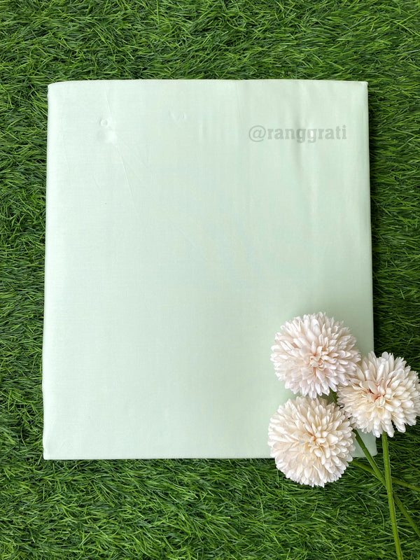 Celadon Green Double Bed Large Size Bedsheet Cotton | 108x108 inches