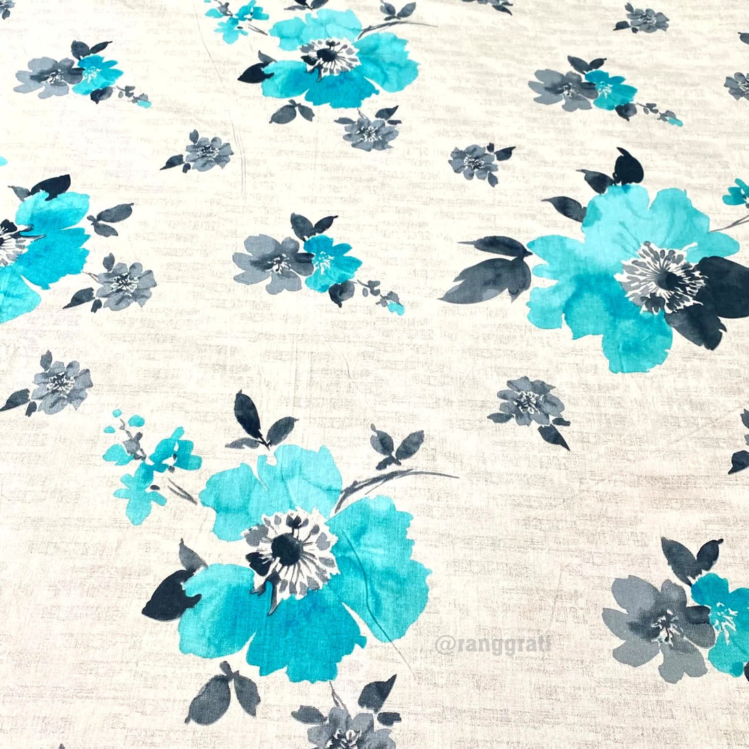 Greyish Cotton Bedsheet Queen Size 200 TC - Bedsheet
