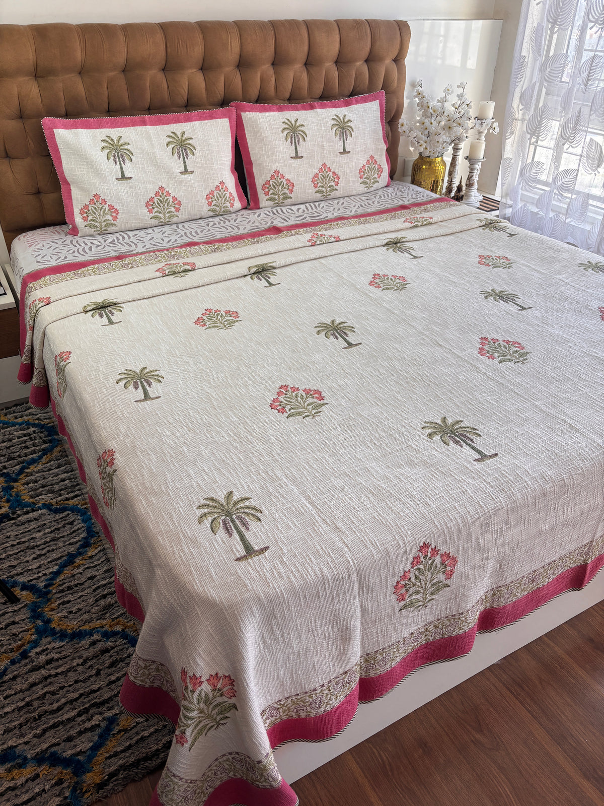 Jute cotton bedcovers